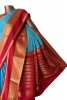 Contrast Wedding Mysore Crepe Silk Saree